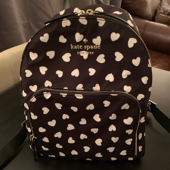 kate spade heart backpack
